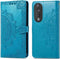iMoshion Hoesje Geschikt voor Honor 90 Pro Hoesje Met Pasjeshouder - iMoshion Mandala Bookcase - Turquoise