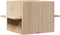 vidaXL - Kattenhuis - 51x35x30 - cm - massief - grenenhout