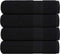 vidaXL - Handdoeken - 4 - st - 50x100 - cm - 360 - g/m² - 100% - katoen - zwart