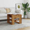 vidaXL - Salontafel - 55,5x55x45 - cm - bewerkt - hout - oud - houtkleurig