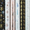 NORDIC LIGHTS Metallic cadeaupapier - Inpakpapier kerst - 3 rollen 150 x 70 cm (3 stuks)