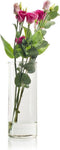 Cilinder 'urban' h25 d10 cm - Transparant/Helder/Doorzichtig glas - Bloemen/Boeket vaas - Decoratie