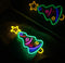 Neon Verlichting – Kerstboom – Multicolor – Retro - Unieke Kerstversiering