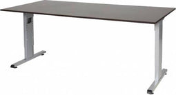 Verstelbaar Bureau - 180x90 logan - alu frame