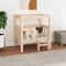 vidaXL - Hondenmand - 65,5x43x70 - cm - massief - grenenhout