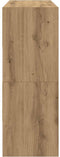 vidaXL - Schoenenrekken - 2 - st - stapelbaar - 89,5x30x40 - cm - artisanaal - eiken