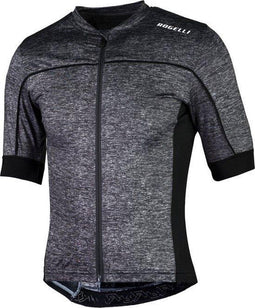 Rogelli Passo - Fietsshirt - Pro-fit pasvorm - Korte mouwen - Grijs melange - Maat S