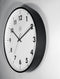 nXt - Wandklok - 40 cm - Plastic - Zwart - 'New'
