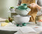 Joseph Joseph Editions Sage Nest 9 Plus - Mengkommen set - Vaatwasser veilig - Grijs / Groen (9 stuks)