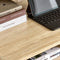 SoBuy FWT63-N - Bureau - Houtcomposite met Opbergruimte - Naturel