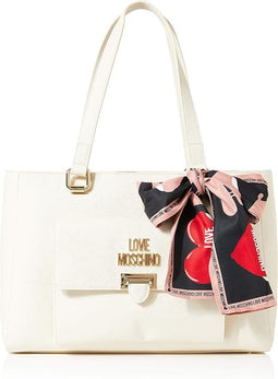Love Moschino - Tas - 14x25x35 (W x H x L) - Wit