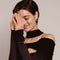 TI SENTO Dames Ketting - 925 zilver - Parel met geel verguld - Maat 42 - 34037YP