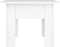 vidaXL - Salontafel - 55x55x42 - cm - bewerkt - hout - wit
