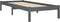 vidaXL - Bedframe - massief - grenenhout - grijs - 90x200 - cm
