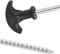 vidaXL - Tentharingen - 24 - st - Ø7 - mm - 20 - cm - gegalvaniseerd - staal