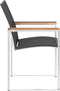vidaXL - Tuinstoelen - 2 - st - textileen - en - roestvrij - staal - grijs