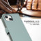 Selencia iPhone 15 - Echt Lederen Bookcase - 3 Pashouders - Air Blue