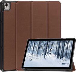 imoshion Nokia T21 - Trifold Bookcase - Auto-wake functie - Bruin