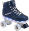 Hudora Rolschaatsen Blauw met LED, Maat 35-36