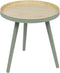 WOOOD Sasha Bijzettafel - MDF - Groen - 41x41x40.5