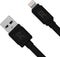 GCmatte Lightning Flat Kabel 25 cm Met fast charging Apple 2.4A