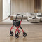 Aluminium Rollator Active - Binnenrollator - Opvouwbaar - Bordeauxrood