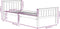 vidaXL - Bedframe - massief - grenenhout - donkerbruin - 100x200 - cm
