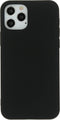 Mobiparts Silicone Cover - iPhone 12/12 Pro - Soft-touch - Zwart
