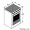 Bosch HLR390020 - Fornuis - 7900 W - Serie 4