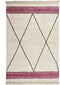 AFSAR - Laagpolig vloerkleed - Beige - 140 x 200 cm - Katoen