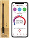 MEATER Plus - Draadloze Thermometer - Bluetooth 50m bereik - Hout met staal