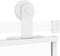 vidaXL - Schuifdeur - 102,5x205 - cm - gehard - glas - en - aluminium - wit