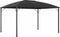 vidaXL - Prieel - met - gordijnen - 400x300x265 - cm - antraciet