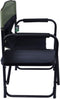 Campingstoel opvouwbaar - groen/zwart - 56 x 47 x 82 cm - max 100 kg