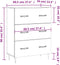 vidaXL - Dressoir - 69,5x34x90 - cm - bewerkt - hout - gerookt - eikenkleurig