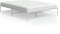 vidaXL - Bedframe - metaal - wit - 160x200 - cm