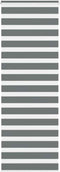 vidaXL - Zebra - rolgordijn - 90x230 - cm - stofbreedte - 85,9 - cm - donkergrijs