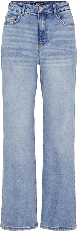 PCHOLLY HW WIDE JEANS MB - High Waist - Comfortabel - Denim