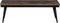 BePureHome Rhombic Salontafel - Hout/Metaal - Naturel - 40x120x60