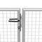 vidaXL - Poort - 415x200 - cm - gegalvaniseerd - staal - zilverkleurig