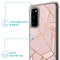 iMoshion Hoesje Geschikt voor Samsung Galaxy S20 Hoesje Met Koord - iMoshion Design Hoesje met Koord - Goud / Transparant / Roze / Pink Graphic