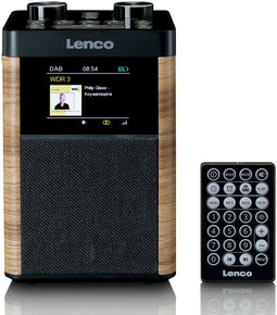 Lenco PDR-060WD - DAB+/FM Radio - Bluetooth - 10W Speaker - 14 uur batterijduur