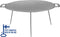 Griddle Pan - Grillplaat met Pootjes - 58 cm