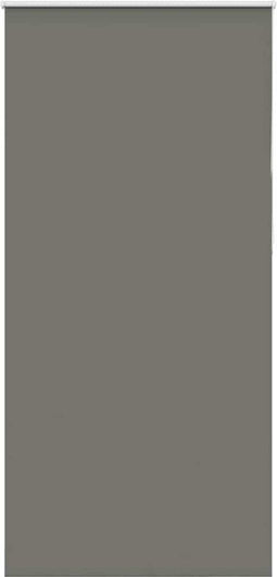 vidaXL - Rolgordijn - verduisterend - 115x230 - cm - stofbreedte - 110,7 - cm - grijs