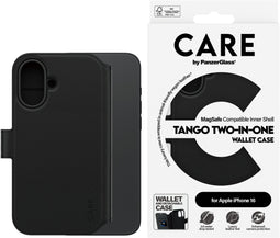 PanzerGlass CARE by PG Tango 2in1 Wallet - MagSafe geschikt - Soft-touch grip - Transparant