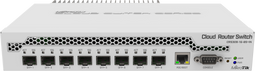 MikroTik CRS309-1G-8S+IN - Managed Switch - 1x 1Gbps Ethernet - 8x SFP+ - 1x PoE (802.3af)
