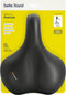 Selle Royal Avenue Relaxed - Unisex Fietszadel - Royalgel™ Vulling - Waterbestendig - Zwart