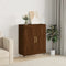 vidaXL - Dressoir - 69,5x34x90 - cm - bewerkt - hout - bruin - eikenkleur