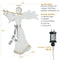 Verlichte Engel Kerstdecoratie - 150 cm - 100 LED Lampjes - Wit en Goud