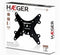 Haeger WB-T37.019A - TV houder - Muurbeugel - Max. 37 kg - VESA 200 x 200 - Neigbaar - 23-37 inch